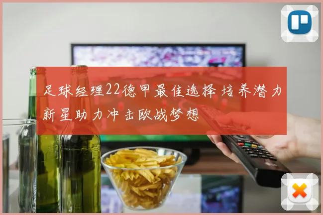 足球经理22德甲最佳选择 培养潜力新星助力冲击欧战梦想