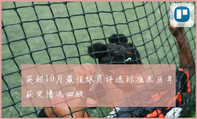 英超10月最佳球员评选标准及历年获奖情况回顾